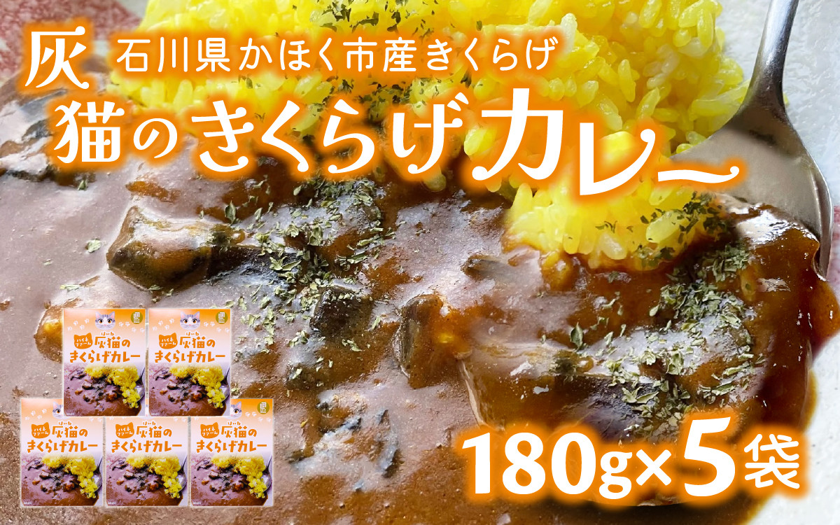 
灰猫のきくらげカレー　１組
