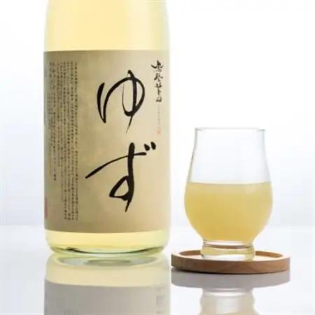 日本酒仕込みの果実酒　【鳳凰美田】　ゆず酒　一升瓶　2本セット　【1090922】