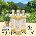 【ふるさと納税】香木の森 クラフト ハーブソーダ 200ml×6本