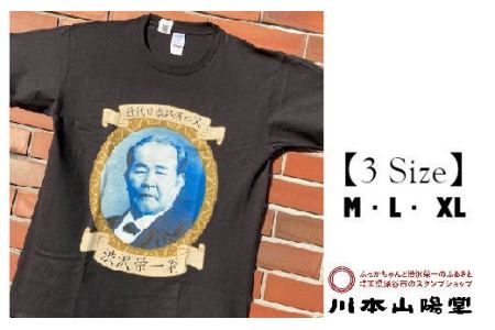 渋沢栄一翁TシャツSET-2＜Lサイズ＞　【11218-0267】