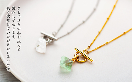 ☆ゴールド・グリーンクォーツ☆5wayサージカルステンレス・マンテルネックレス アクセサリー 天然石 水晶 前留め 後ろ留め 5通り 化粧箱 プレゼント 手作り 贈り物 