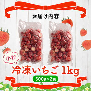 冷凍 いちご 1kg 完熟 ヘタ取り 小粒 イチゴ 苺 冷凍いちご 果物 スイーツ デザート フルーツ アイス ジャム シャーベット ベリー 氷菓 甘い オススメ 人気 滋賀県 竜王町 ひさだ苺農園