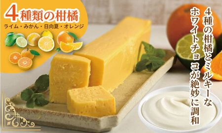 おりしま生チーズケーキ（460g）４種類の柑橘とホワイトチョコ 濃厚チーズがとろけるケーキ A085-024