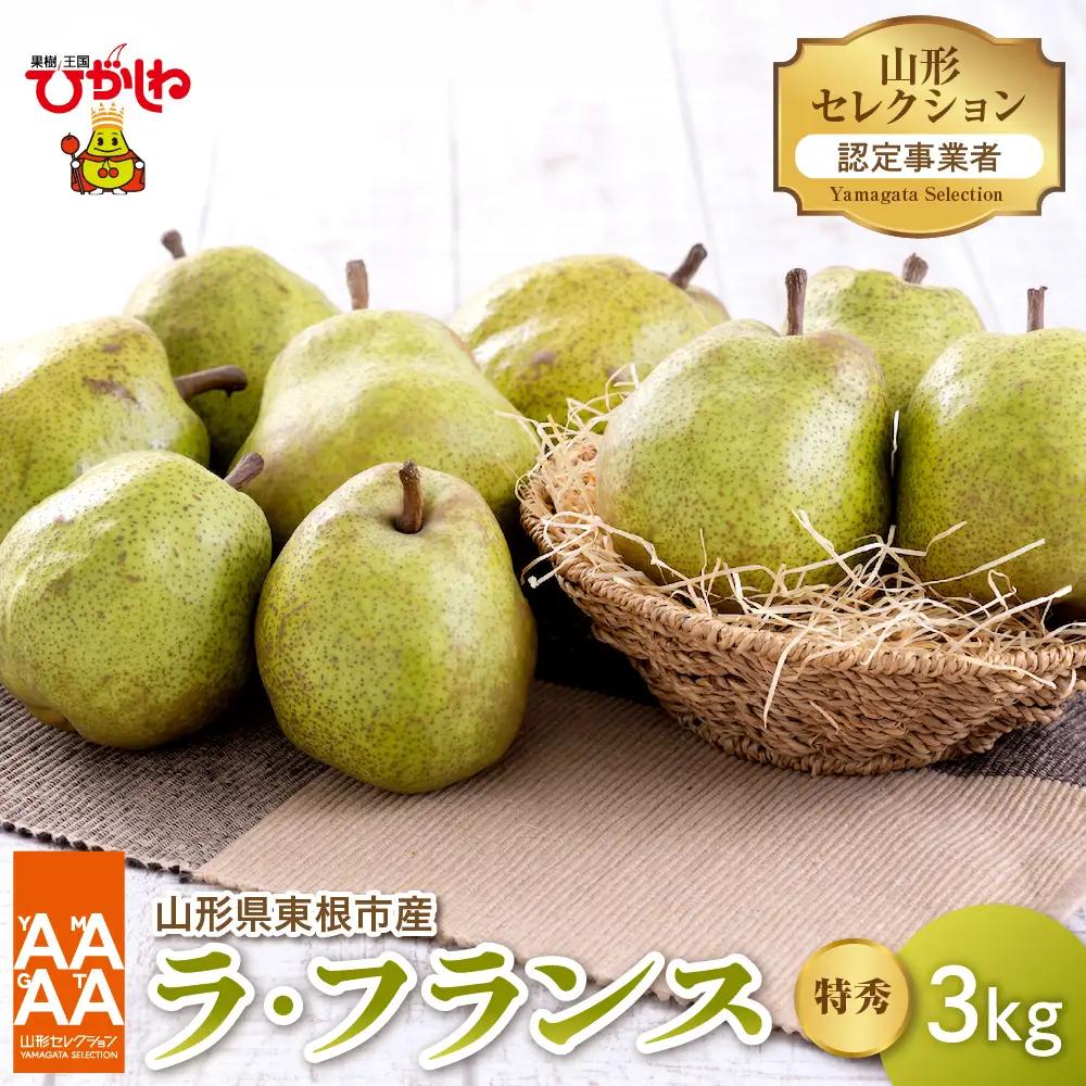 2026年産 山形セレクション ラ・フランス 3kg ラフランス