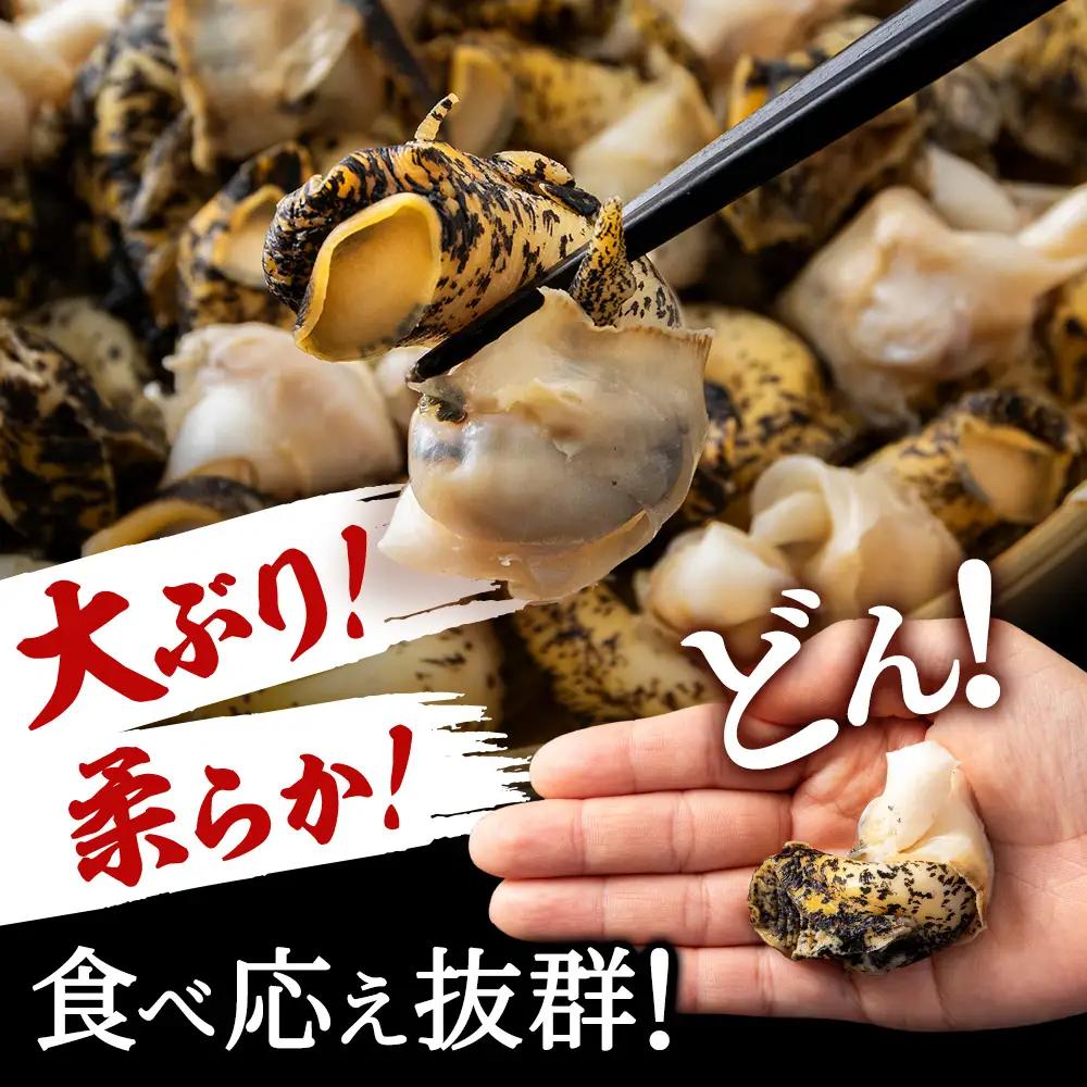 北海道産 ボイルむき灯台つぶ 2kg (1kg×2パック) ＜小田切水産＞ AM112