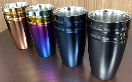 LIFE UW FACTORY タンブラーカラー（ライン2本） 食器 グラス コップ 雑貨 加工品  ブラック
