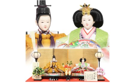 人形のまち 岩槻 曽根人形 雛人形 天皇即位雛「天宝」　【11100-0264】