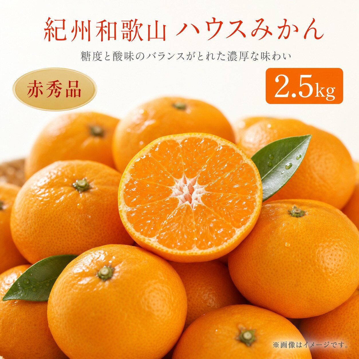 【ふるさと納税】 赤秀品 紀州和歌山ハウスみかん2.5kg【先行予約】 ※2027年6月下旬頃～7月下旬頃に順次発送予定(お届け日指定不可) / みかん 柑橘 フルーツ くだもの 和歌山 有田みかん