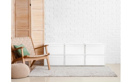 クローゼットシステム ワイド引出し（M）2個組 CS-WD2 2P ベージュ (5色からお好きなカラーが選べる)  ／  クローゼット 収納 組み合わせ 引出し ライクイット like-it 奈良県 