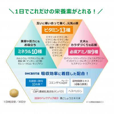ふるさと納税 富山市 DHC パーフェクト サプリ マルチビタミン&ミネラル 30日分 6個セット(180日分) |  | 03