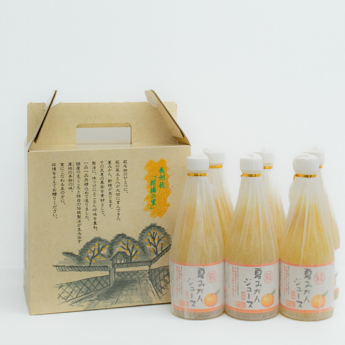 【ふるさと納税】萩夏みかんジュース　500ml×6本セット