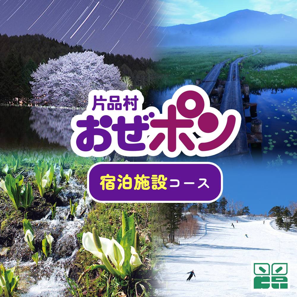 【ふるさと納税】「おぜポン」 宿泊施設コース 群馬県 片品村 尾瀬 電子チケット 旅行 観光 キャンプ グランピング 食事