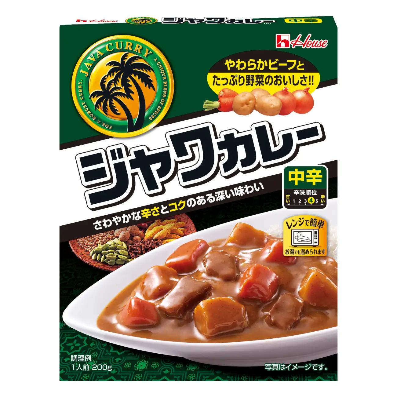 ハウス レトルトジャワカレー 中辛 200g 30個 [翔栄通商 愛知県 江南市 ko23btu570089]