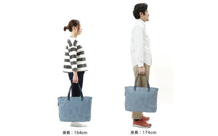 トートバッグ VYE-4805（BU） ＜ブルー＞