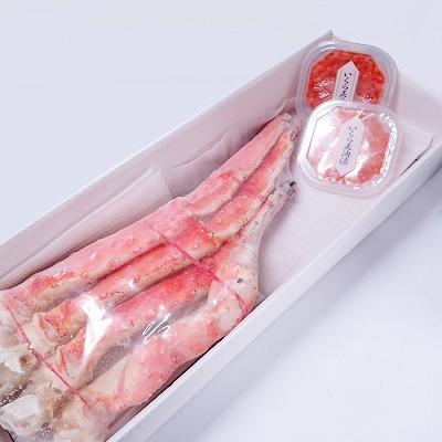 ふるさと納税 根室市 ボイルたらばがに脚約1.8〜2kg×1肩、いくら醤油漬け(鮭卵)70g×2P D-28060 |  | 02