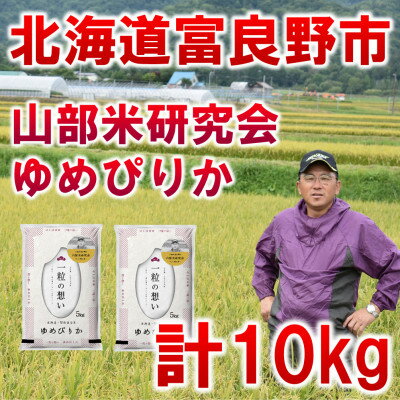 【ふるさと納税】【毎月定期便】【特A受賞米】北海道富良野市産ゆめぴりか 精米 10kg(5kg×2袋)全6回【4056513】