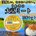 【ふるさと納税】【ふるさと納税】大豆 加工品 うわさの大豆ミート 九州しょうゆ味 80g×12本 セット 健康 ヘルシー　【朝倉市】　【朝倉市】