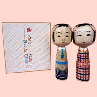 ふるさと納税 福島市 おしどりこけし 土湯こけし工人近野明裕作No.0494