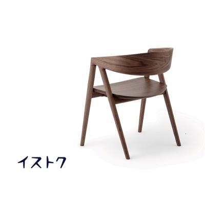 ふるさと納税 徳島市 「イストク」HARPチェア ウッドシート　ウォールナット【DT004】 |  | 01