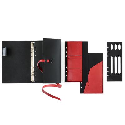 ふるさと納税 高槻市 【KAKURA】紐巻きバイブルシステム手帳 4点セット urushiブラック |  | 01