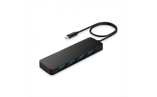 Owltech(オウルテック) 1つのType-Cポートで複数の周辺機器が使える USB3.2 Gen1 Type-A×4 ノイズ対策済み Type-C USBハブ OWL-UCHU3A4-BK ブラック 【 USBハブ 家電 神奈川県 海老名市 】