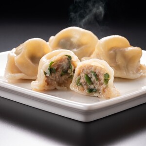 【たっぷり約90個以上】もちもち水ぎょうざ＆スープセット(600g×3)《 水餃子 スープ ひとくち水餃子 セット 大容量 小分け おつまみ 》【2400I15930】