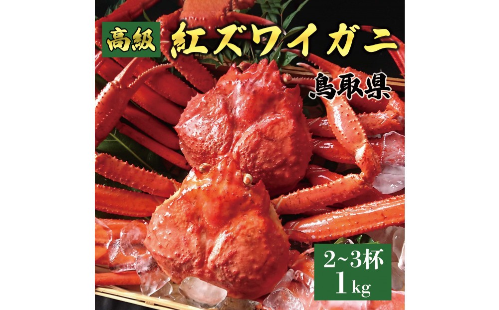 
            1074.鳥取産 特撰 紅ズワイガニ【釜茹で】1kg 2～3杯
          