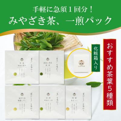 ふるさと納税 日向市 特撰みやざき茶(一煎パック)5袋セット