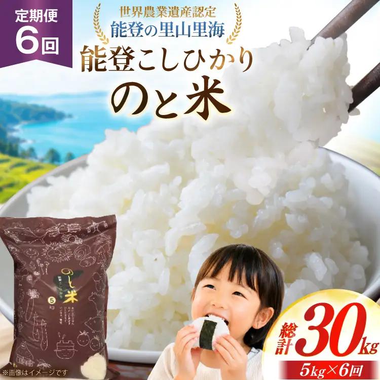 米 令和8年 のと米 能登こしひかり 5kg 6回 定期便
