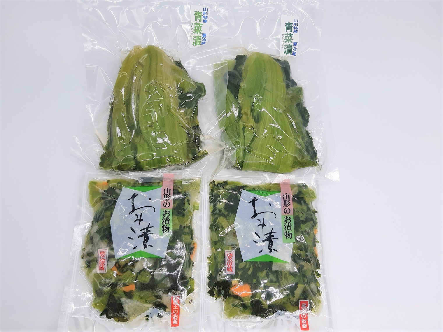 
            おみ漬と青菜漬の詰合せ　0040-2502
          