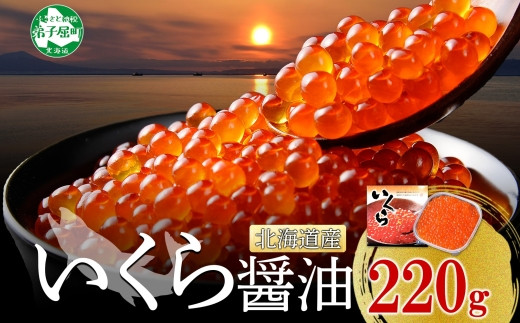 
                  3692.いくら醤油漬け 220g いくら醤油 イクラ しょうゆ漬け いくら イクラ 醤油 海鮮 魚介 いくら丼 鮭 魚卵 贈答 ギフト 送料無料 北海道 弟子屈町
                