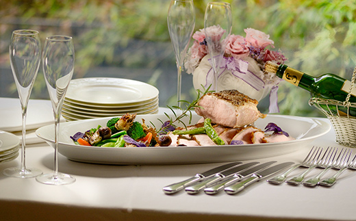 【大石田町発足70周年記念】 恵比寿レストランヒロミチ JR恵比寿駅東口より徒歩5分 大石田コース ペアお食事券 ランチ・ディナー共通 rh-pkspo 大石田コース