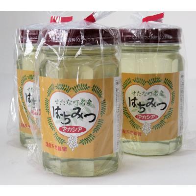 ふるさと納税 せたな町 【北海道せたな町産】天然アカシアはちみつ500g×3本セット