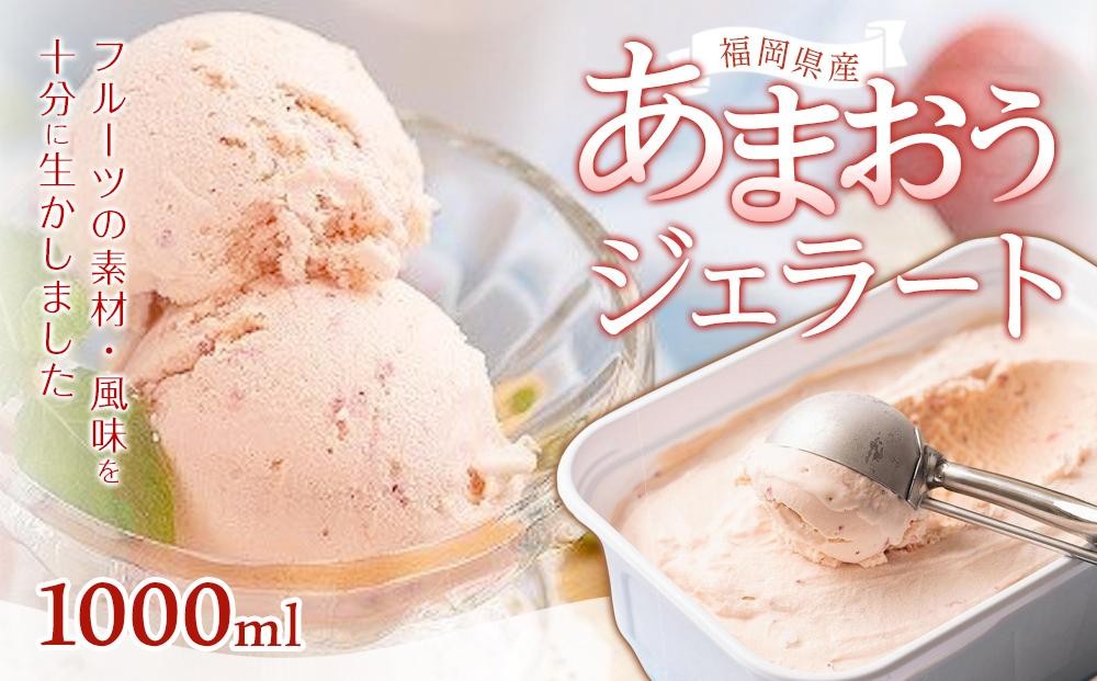 
            福岡産あまおうジェラート1000ml【いちご イチゴ 苺 果物 フルーツ あまおう 博多あまおう 福岡産 甘い ジェラート アイス 贅沢 お菓子 菓子 おかし デザート 冷凍食品 人気 おすすめ 福岡県 大任町 ふるさと納税 送料無料 AH002】
          
