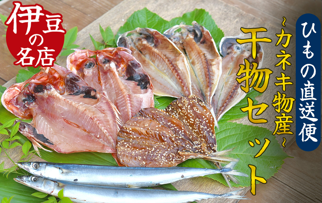 ひもの詰め合わせセット ・【 干物 ひもの セット 詰め合わせ 静岡県産 伊豆 魚介類 アジ 金目鯛  きびなご みりん かます 冷凍 人気 おすすめ 】　<J-1>