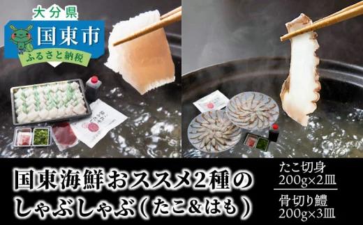  国東海鮮おススメ2種のしゃぶしゃぶ「たこ＆はも」_29012B