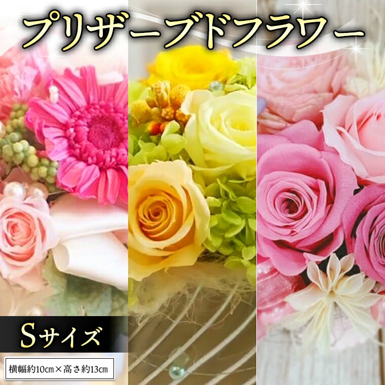 【ふるさと納税】【 敬老の日 】 プリザーブド フラワー S ギフト プレゼント 花 お祝い 贈答 記念日