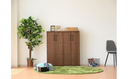 
            家具 靴 収納 玄関収納 幅105cm シューズボックス ラック 高さ 低め ロータイプ【全2色】
          