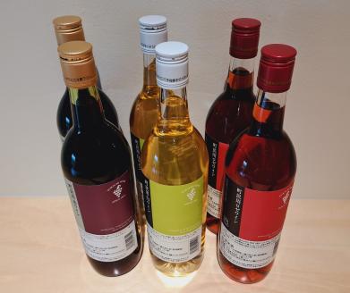 十勝ワイン町民用シリーズ6本セット(赤・白・ロゼ)【B001-12-1】