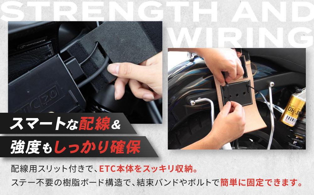 【デグナー】シンセティック レザー ETCケース [DSB-12] ブラウン［ 京都 八王子 ETC ケース 人気 おすすめ 革 レザー ツーリング ライダー バイカー バイク ブランド メーカー ギ