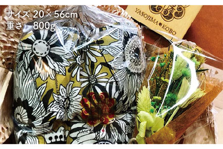 玄米エコカイロ（お腹用）5本Set セピアフラワー 《糸島》【八十島 幸房】 [AOJ003] 冬 カイロ 繰り返し 何度も エコ あったかグッズ 温活