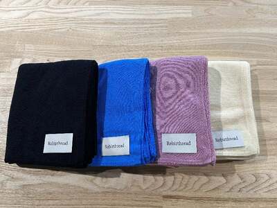 ブランケットストール ITALY Super140 middle ブラック