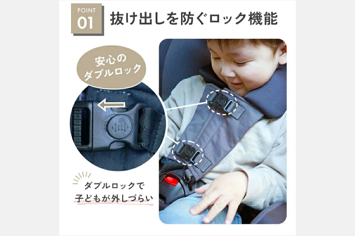 colulu チャイルドキーパー【ブラック】（3320）