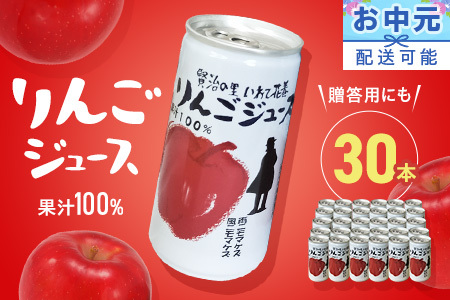 【スピード発送】りんご 花巻産りんごジュース30本セット 林檎 りんご お盆 林檎 贈答【074】
