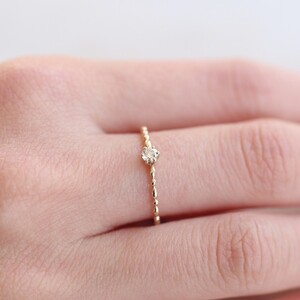 K10YGダイヤモンドリング H-6