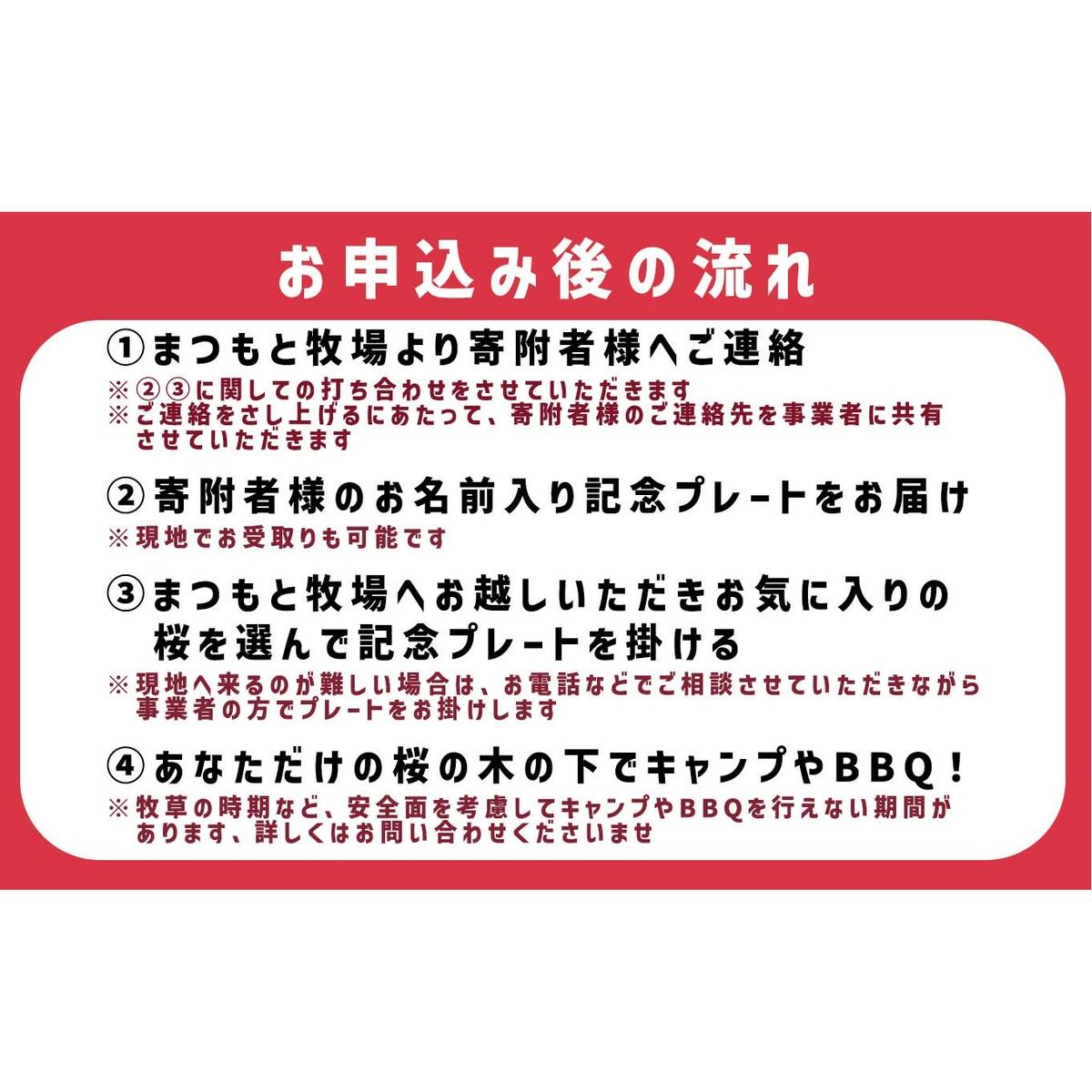 ＜ 北海道 新ひだか町 に新たな 桜 の 名所 を ＞ あなた だけの 桜の木 オーナー 権 八重桜 キャンプ BBQ バーベキュー 三石 まつもと牧場_イメージ4
