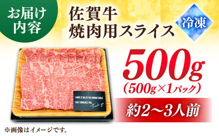 佐賀牛 焼肉用 500g やきにく ブランド牛[FDB008]