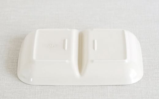 【波佐見焼】フレッシュアート 角 仕切 プレート 2柄セット〈リンゴ ・レモン〉【菊祥陶器】[OAQ050] / プレート ワンプレート モーニング トースト 仕切り付プレート ランチプレート 角皿 