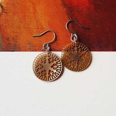 【ふるさと納税】茶蝶貝「ベツレヘムパール風」ピアス【1231827】