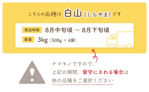 【令和9年産先行予約】だだちゃ豆(白山)1000g(500g×2袋)×3セット　だだちゃ喜左衛門株式会社　枝豆 1kg　| だだちゃ豆 枝豆 えだまめ 豆 1キロ 夏の味覚 おつまみ 旬の野菜 名産品